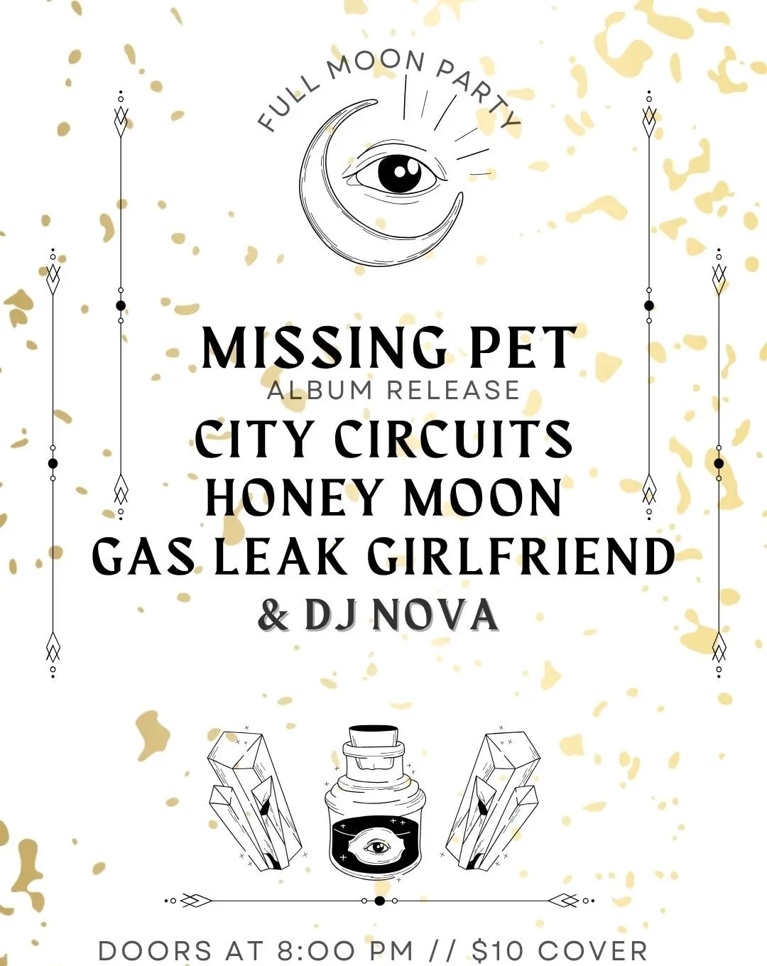 White background poster